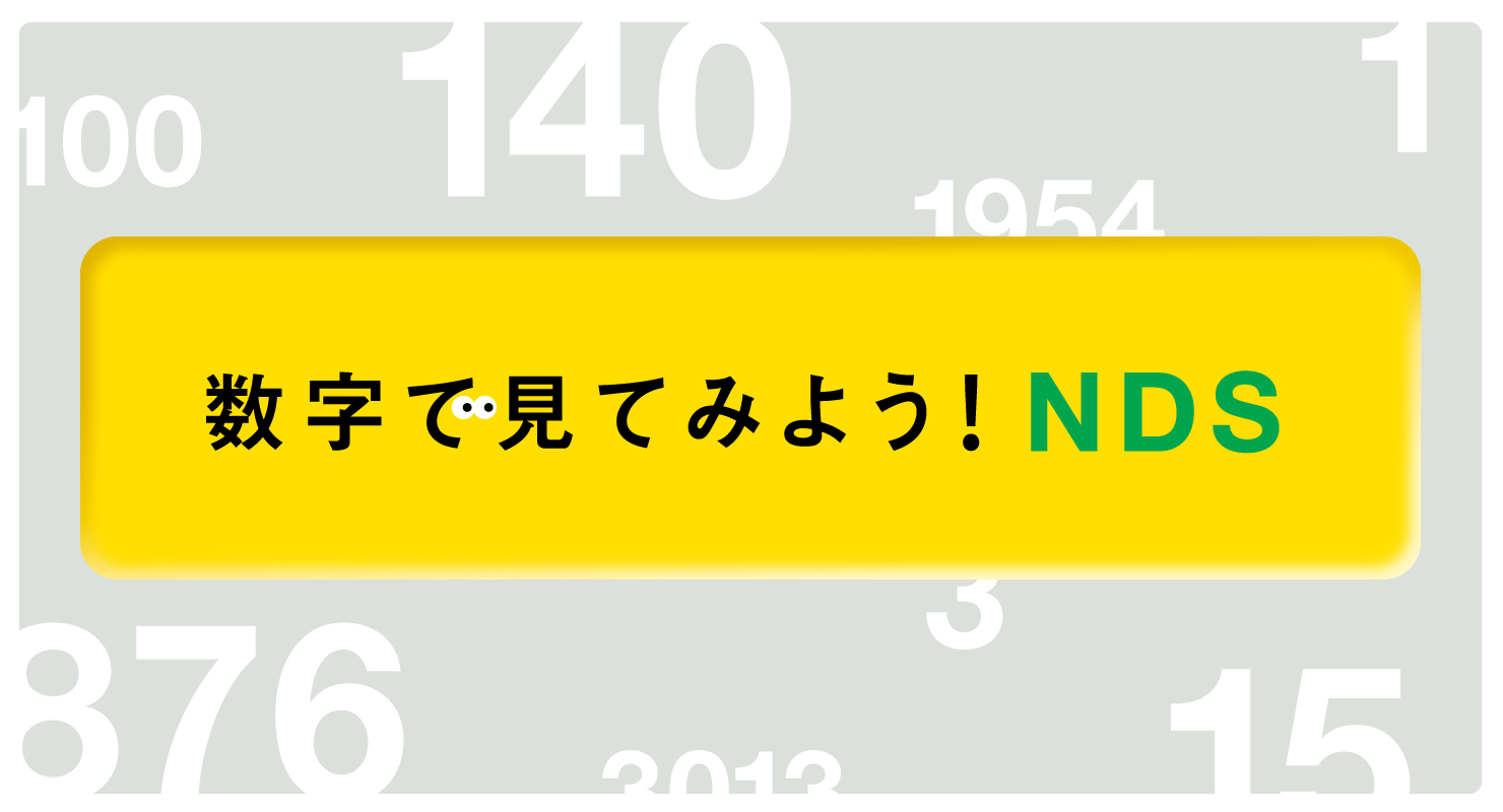 数字で見てみよう！NDS